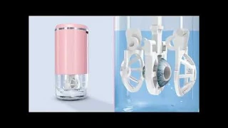 UpaClaire Auto Cleaner Care Ultrasonic Contact Lens Case Rechargeable USB Cleaning Machine