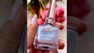 Nykaa Cosmetics Unicorn Potion Nail Enamel || 239 ‘Frosted Fairy’ #ytshorts #nykaa #nailpolish