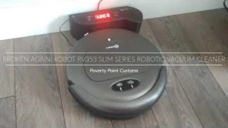 KOBOT RV353 Slim Series Robotic Vacuum Cleaner Broken!!!! Side brushes are dead!