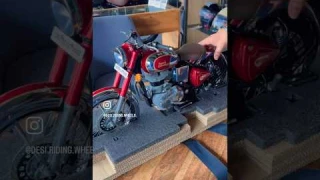 Unboxing Limited Edition Classic 500 Miniature ❤️ #classic350lovers #royalenfield #shorts