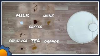 6 stains, one Xiaomi STYJ02YM Vac & Mop robot [review]