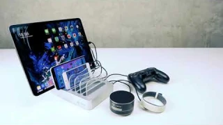 Умная Зарядная Станция на 6 USB от TIMSTOOL - Универсальная Быстрая Зарядка для 6 гаджетов