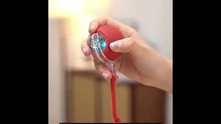 Interactive Striped Self Rolling Ball Smart Cat Toy Ball with Tail Rope Teaser China Manufacturer