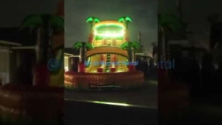 Tropical Double water slide with LED LIGHTS