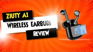 ZIUTY A1 Wireless Earbuds Review Unboxing Video: Best IPX5 Waterproof Earphones with Mic For Money?