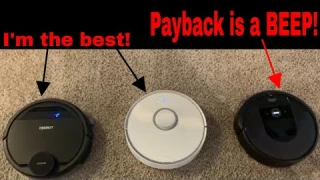 3 Way Robot Vacuum Race Home - Deebot Ozmo 930 VS iRobot Roomba i7 VS Roborock S5 - INTENSE FINISH