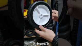 7 x 1.5" inch Universal Replacement Wheel and Tires for Lawnmower with 1/2" Axle Bore Hole