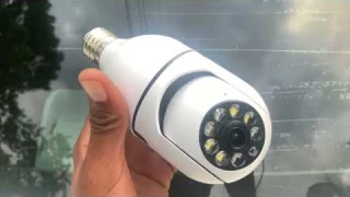 How To Insert & Used SD Card for Storage with Wi-Fi Smart Light Bulb Camera