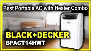 BLACK+DECKER BPACT14HWT Air Conditioner with Heat - Best Portable Air Conditioner and Heater Combo