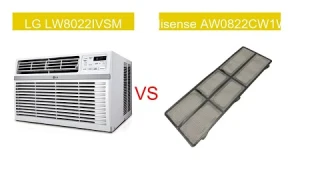 LG LW8022IVSM vs Hisense AW0822CW1W: Best Window AC for Energy Efficiency and Comfort