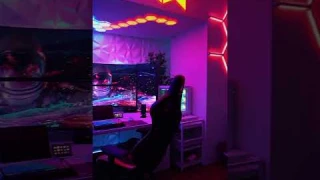 Một chiếc góc gaming &quot;gây nghiện&quot; của Govee Lights #Shorts #Govee #gaminglife #LamaNLighting #setup