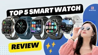 TOP 5 Smart Watch Amoled Screen 2024 AliExpress Review | REVIEWS4OK