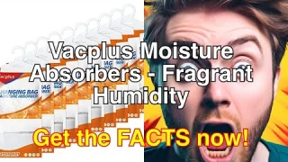 Vacplus moisture absorbers hanging bags - review and demo
