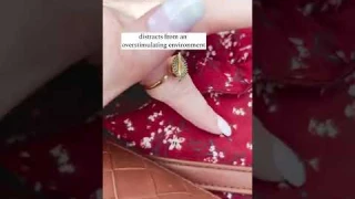 Rotating Planet Spinning Anxiety Adjustable Ring 💍 (Impulse Modern Wellness Jewelry)