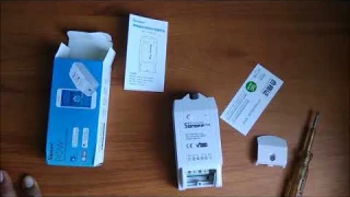 Sonoff Pow WiFi switch with power measurement function Unboxing & Review