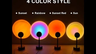Sunset Projection Night Light Atmosphere Night Lamp Wall Lamp Decoration Bedroom
