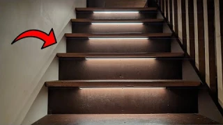 Light Up Your Stairs With These Motion Stair Lights!