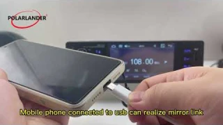 Автомобильный радиоприемник 1Din 4-дюймовый авторадио MP5-плеер Bluetooth Зеркальная связь Авто