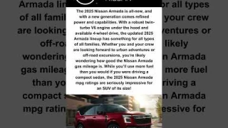2025 Nissan Armada MPG| Town North Nissan