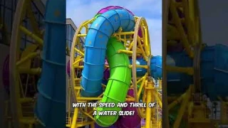 America’s first rotating water slide! #shorts