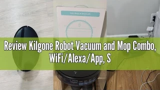 Review Kilgone Robot Vacuum and Mop Combo, WiFi/Alexa/App, Smart Robotic Vacuum Cleaner, Ultra-Slim
