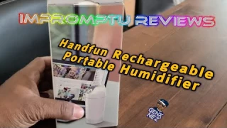 HANDFAN PORTABLE RECHARGEABLE HUMIDIFIER (HF503) #GenXNez @KNESBEY