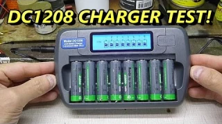 DC1208 AA/ AAA battery charger test review