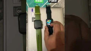 Fake smartwatch vs real Smartwatch.original and fake. #shorts #fake #real #realvsfake #smartwatch