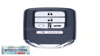 1pc 5 Button Smart Key Fob Case Cover Replacement For Civic Accord Review