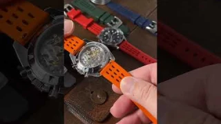 Ocellus FKM Quick Release Rubber Strap. #overwrist #strapcode