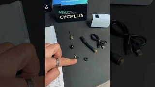 Крутой портативный электрический насос CYCPLUS AS2 Pro | За 2 мин до 120 PSI, вес 120 грамм