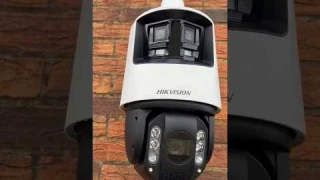 Hikvision PTZ 360° IP Camera with smart intelligence AI 4mp with triple lens setup imported COLOURUV