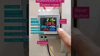 Amicisense 6 in 1 digital energy meter specification | amicikart #shorts #reels #amicisense #meter