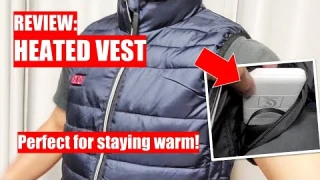 REVIEW: Heated Vest - Perfect for staying warm! USB Powerbank Powered!
