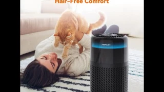 AIRROMI Air Purifier for Bedroom Home,HEPA Filter Air Cleaner with Fragrance ponge for Better Sleep