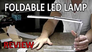Foldable Rechargeable LED Desk Lamp REVIEW