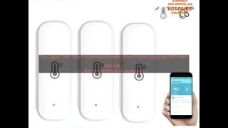 1005004990890932 Tuya Zigbee   WiFi Smart Temperature Humidity Sensor Indoor Hygrometer