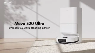 Mova S20 Ultra | Unleash 8,300Pa Self-cleaning Power