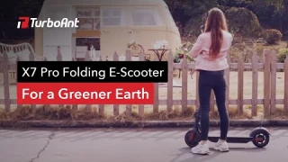Less Screen Time and More Green Time with the X7 Pro Folding E-Scooter! Have Fun and Save the Earth!