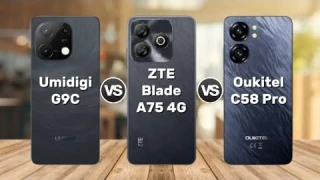 umidigi g9c vs zte blade a75 4g vs oukitel c58 pro