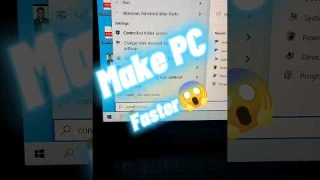 Make your PC faster🔥🔥 #shorts #windows10