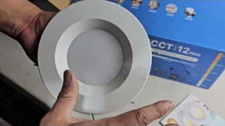 Ensenior 5 - 6 inch 5CCT LED Recessed Lighting 12 Pack
