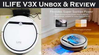 ILIFE V3x Robotic Vacuum Cleaner Unboxing & Review #ilife #robotvacuums