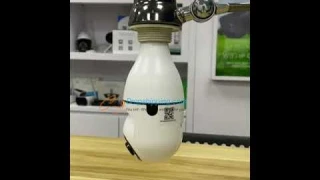 WIFI CAMERA 1080P Bulb 4X Zoom Camera E27 Home 5GWiFi Alarm Monitor #shorts