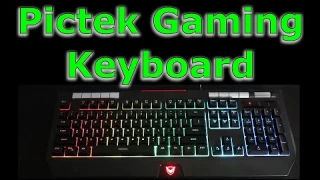 Pictek RGB gaming keyboard with volume knob (Full review)
