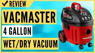 Vacmaster VF408 4 Gallon Wet, Dry Vacuum Cleaner with 2-Stage Motor