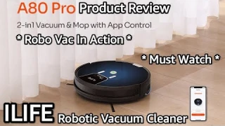 ILife A80 Pro Robotic Vaccum Cleaner | Wet & Dry | LIDAR | Remoto Control | Motion Sensor | Amazon