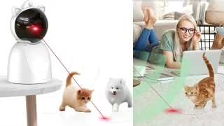 Customer Reviews Valonii Rechargeable Motion Activated Cat Laser Toy Automatic