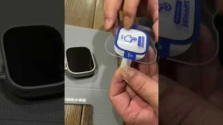 Apple Watch Ultra Blue Orangutan Sapphire Titanium Alloy Protection Package #shorts