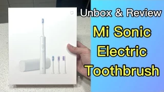 Unbox and Review Xiaomi Sonic Electric Toothbrush T501c - Includes a Travel Case that charges